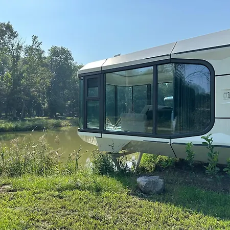 Pałac Wieniawskich - Luksusowe, Całoroczne Glampingowe Nad Jeziorem, Prywatna Balia, Park 10ha * Grodzisk Mazowiecki