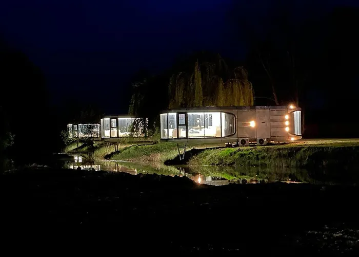 Lodge Palac Wieniawskich - Luksusowe, Caloroczne Glampingowe Nad Jeziorem, Prywatna Balia, Park 10ha Grodzisk Mazowiecki