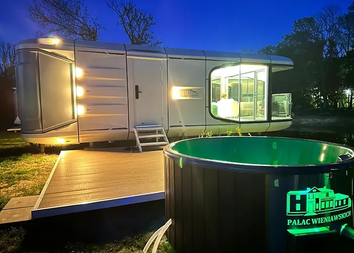 Palac Wieniawskich - Luksusowe, Caloroczne Glampingowe Nad Jeziorem, Prywatna Balia, Park 10ha Grodzisk Mazowiecki