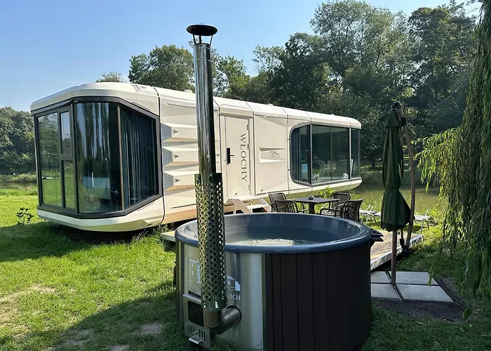 Palac Wieniawskich - Luksusowe, Caloroczne Glampingowe Nad Jeziorem, Prywatna Balia, Park 10ha Lodge Grodzisk Mazowiecki