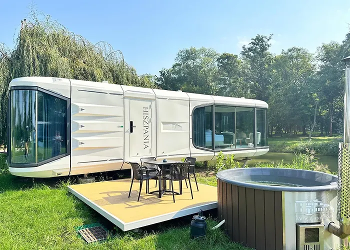 Palac Wieniawskich - Luksusowe, Caloroczne Glampingowe Nad Jeziorem, Prywatna Balia, Park 10ha *