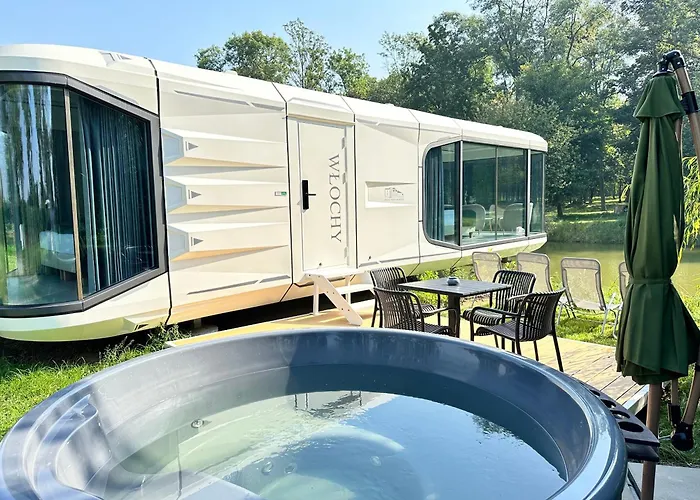 Palac Wieniawskich - Luksusowe, Caloroczne Glampingowe Nad Jeziorem, Prywatna Balia, Park 10ha Lodge *